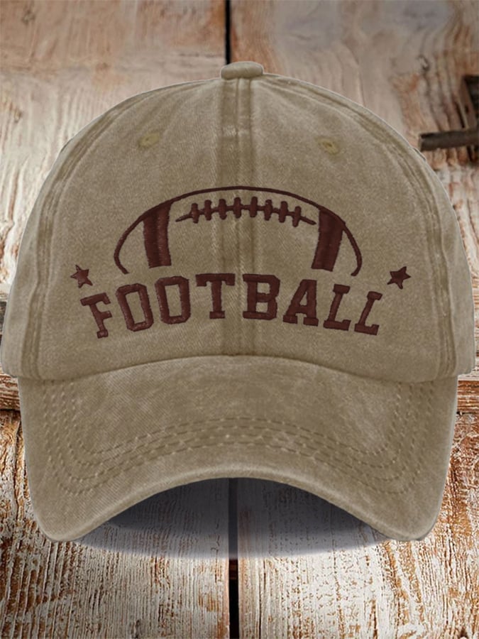 Unisex Football Embroidered Hat