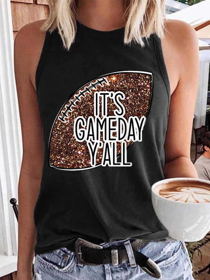 Women's Football Fans Gameday Casual Vest