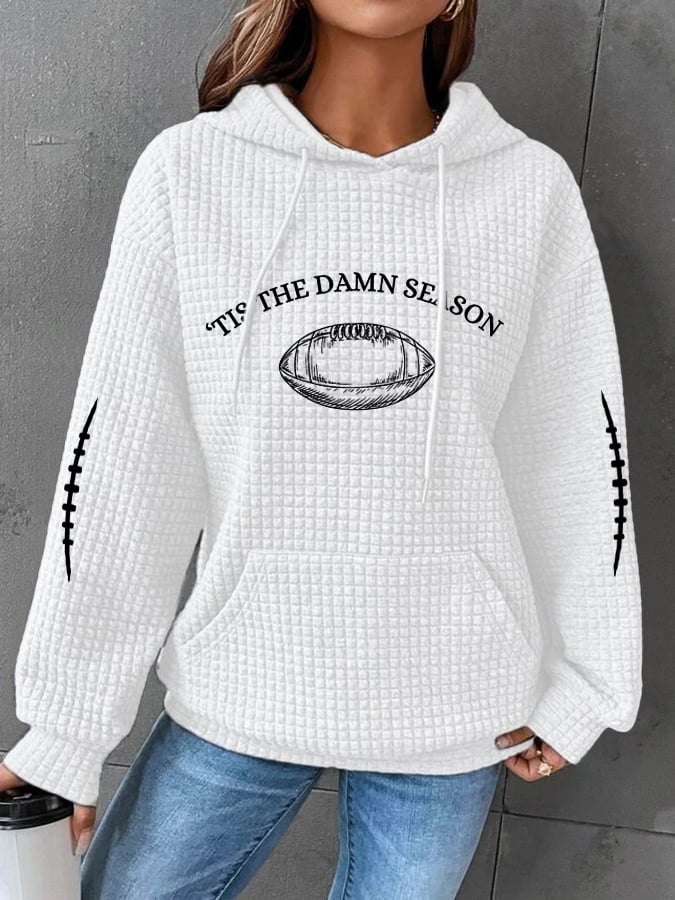 🔥Buy 2 Get 5% Off🔥Women's Tis The Damn Season Print Sweatshirt