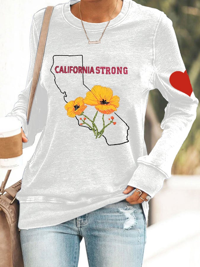 Women's California Strong Bear Sweatshirt