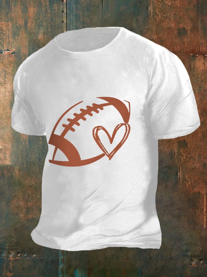 🔥Buy 2 Get 5% Off🔥Men's Football Fans Lovers Gameday Casual Tee