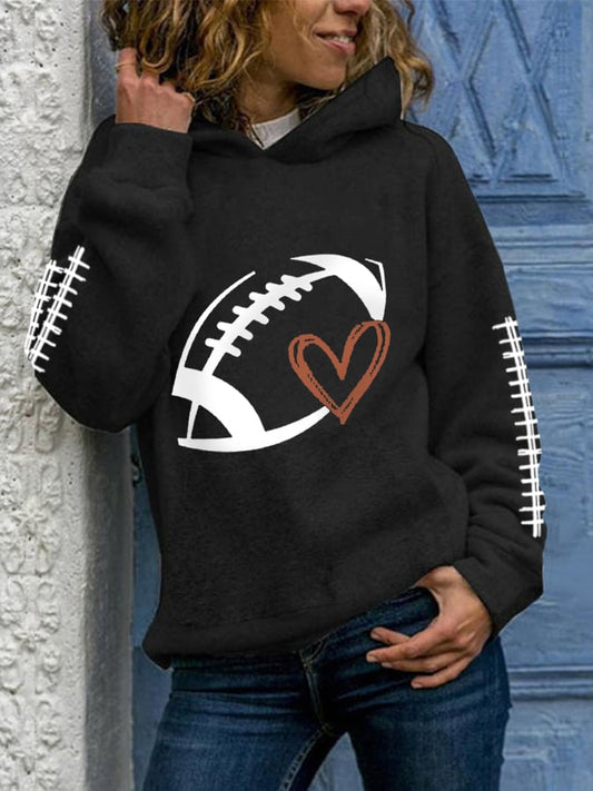 🔥Buy 2 Get 5% Off🔥Women's Football Lover Casual Hoodie