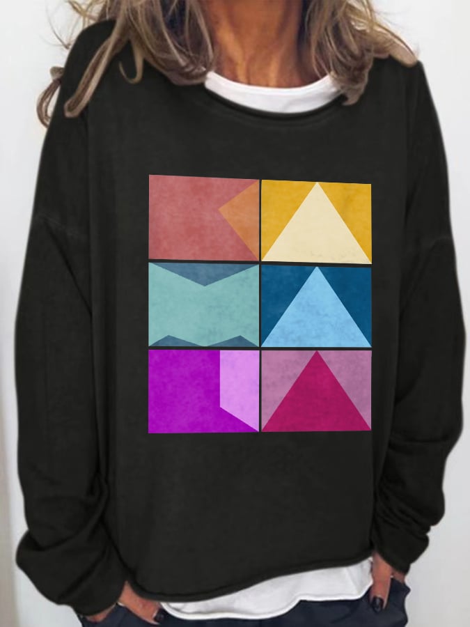 Women's Vintage Comma LA Casual Sweatshirt