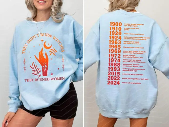 They Didn't Burn Witches They Burned Women Shirt