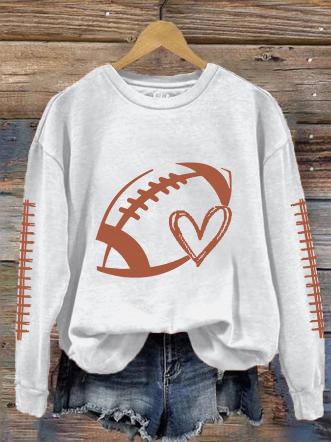 🔥Buy 2 Get 5% Off🔥Women's Football Lover Casual Sweatshirt