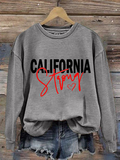 Women's California Strong Los Angeles Strong Wildfire 2025 Sweatshirt