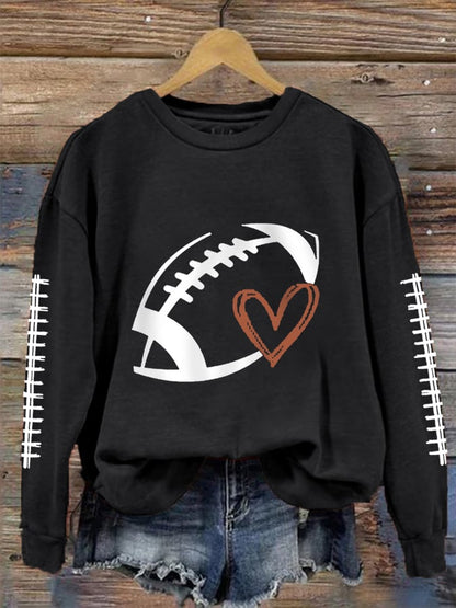 🔥Buy 2 Get 5% Off🔥Women's Football Lover Casual Sweatshirt