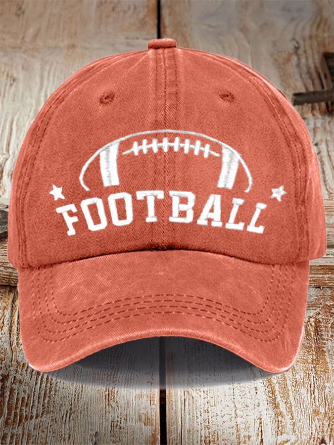 Unisex Football Embroidered Hat