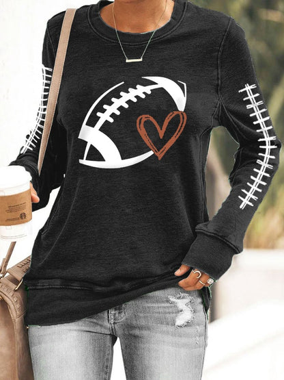 Women's Gameday Football Lover Casual Sweatshirt