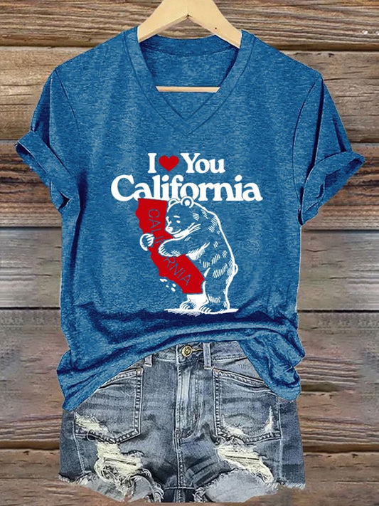 Women's I Love You California T-Shirt