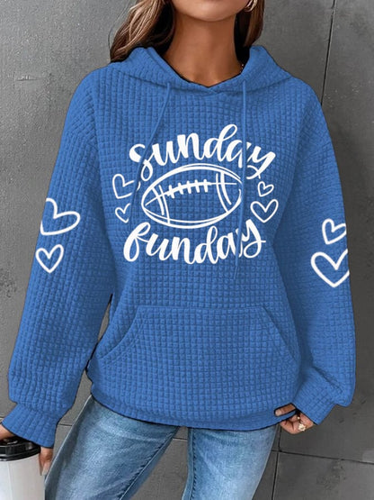 🔥Buy 2 Get 5% Off🔥Women's Funny Game Day Sunday Football Funday Hoodie