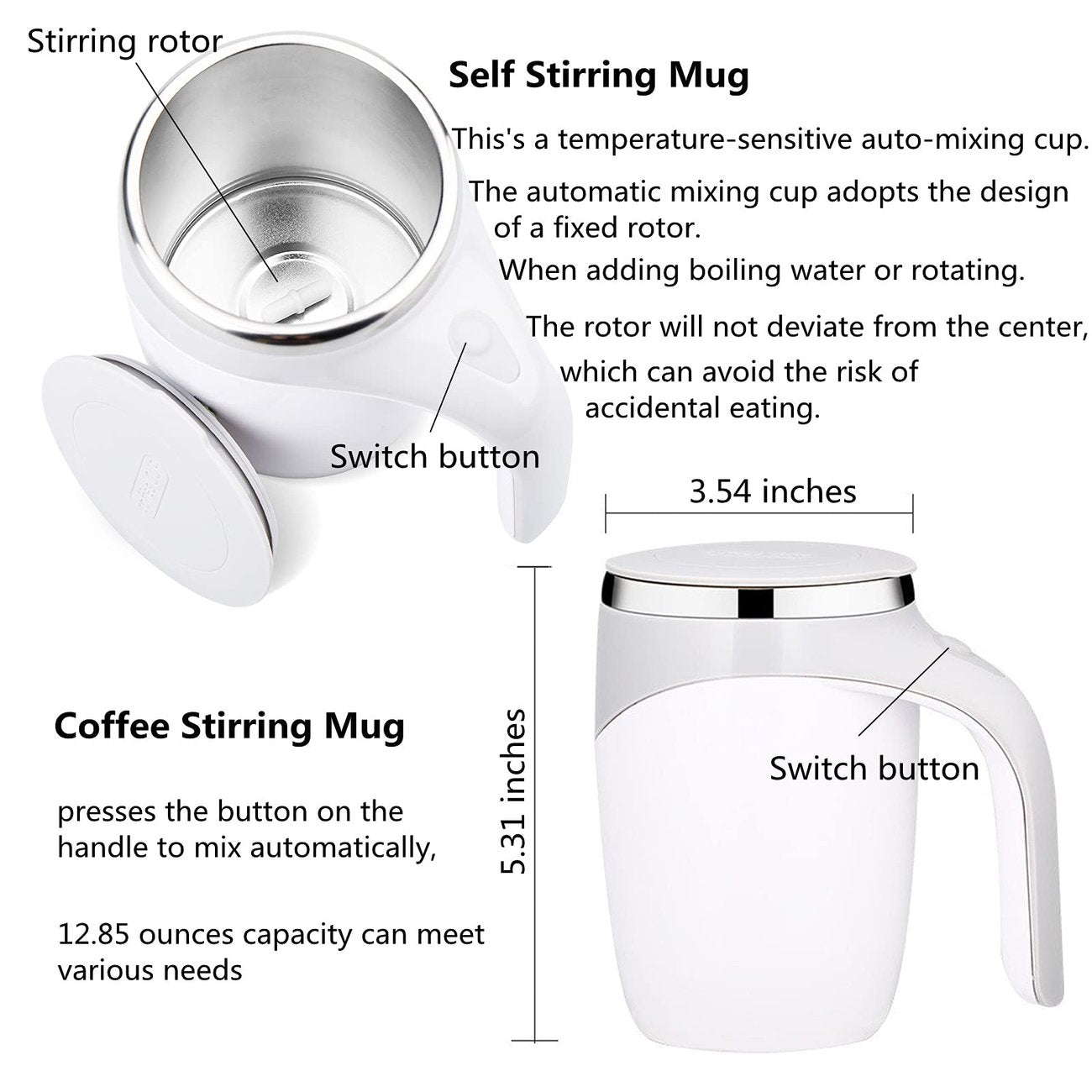 🎁The best Christmas gift🎁Automatic Magnetic Stirring Coffee Mug