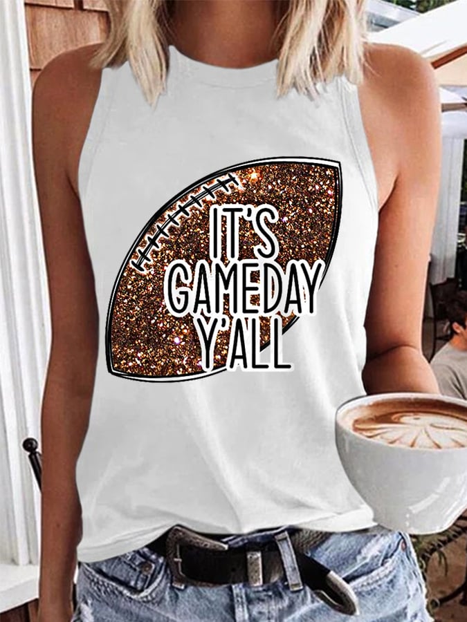 Women's Football Fans Gameday Casual Vest