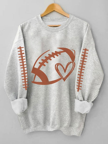 Women's Football Lover Gameday Casual Sweatshirt