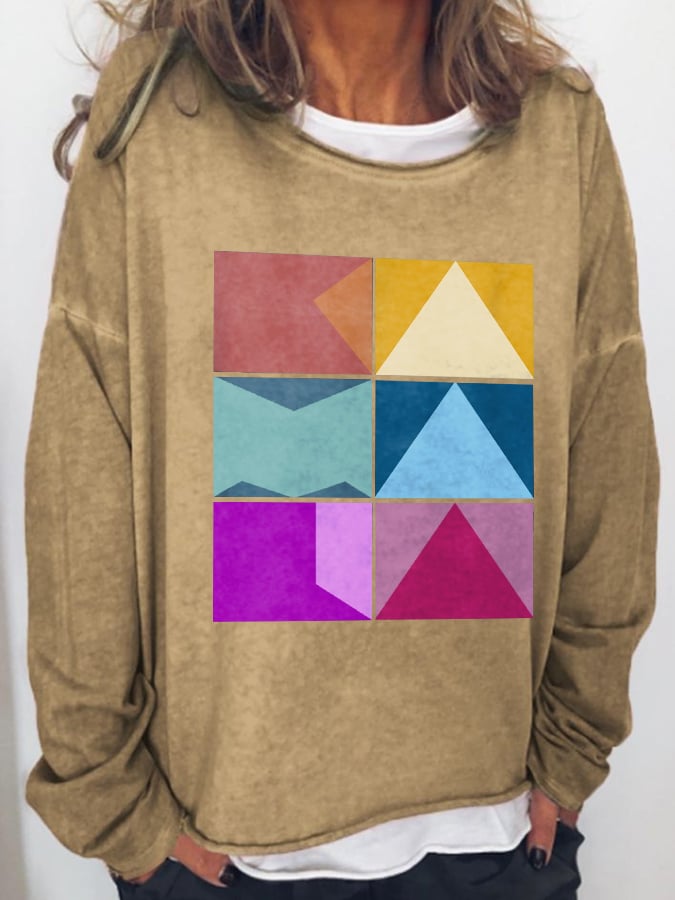 Women's Vintage Comma LA Casual Sweatshirt