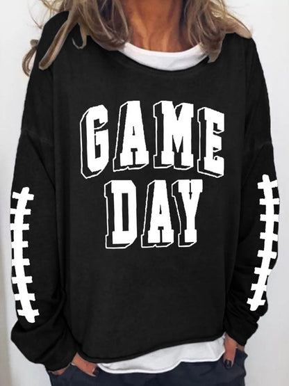 🔥Buy 2 Get 5% Off🔥Women's Football Print Sweatshirt