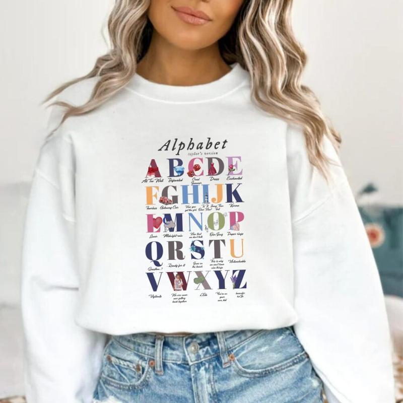 Swiftie Alphabet Tay Version 3 Graphic Shirt