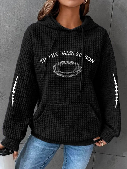 🔥Buy 2 Get 5% Off🔥Women's Tis The Damn Season Print Sweatshirt