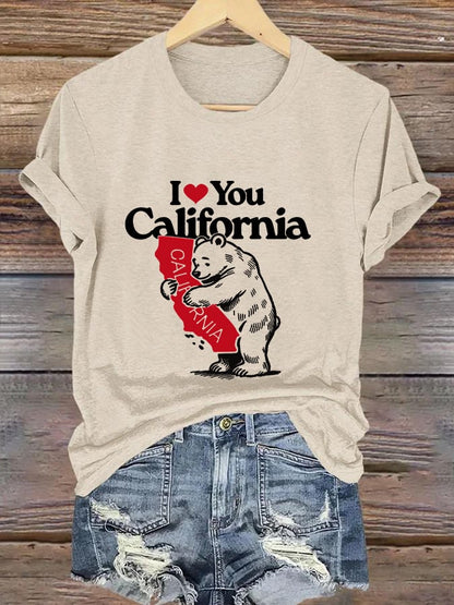 Women's I Love You California T-Shirt