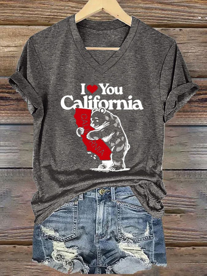 Women's I Love You California T-Shirt