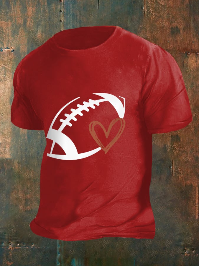 🔥Buy 2 Get 5% Off🔥Men's Football Fans Lovers Gameday Casual Tee