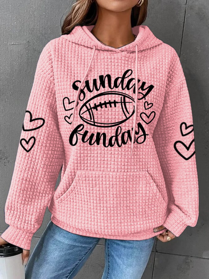 🔥Buy 2 Get 5% Off🔥Women's Funny Game Day Sunday Football Funday Hoodie