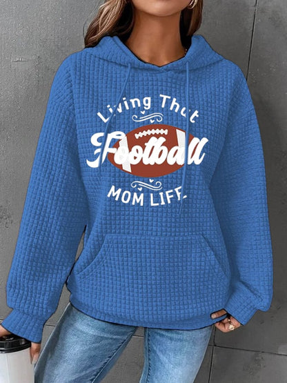 🔥Buy 2 Get 5% Off🔥Women's Football Print Casual Hoodie