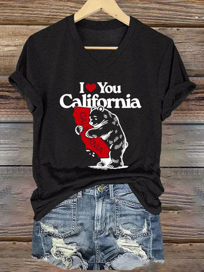 Women's I Love You California T-Shirt