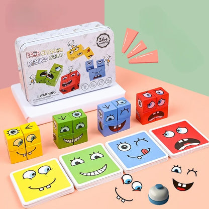 🎅3D Face Changing Jigsaw Puzzle