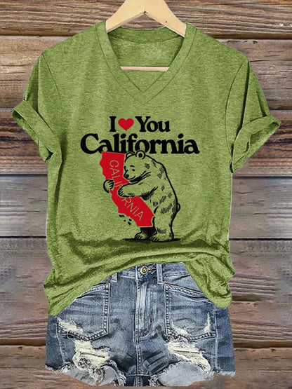 Women's I Love You California T-Shirt