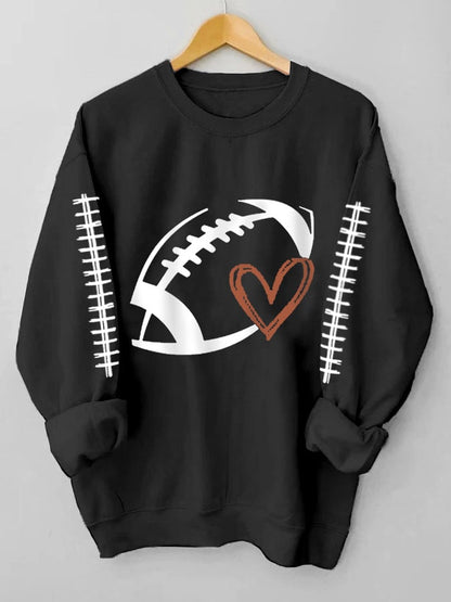 Women's Football Lover Gameday Casual Sweatshirt