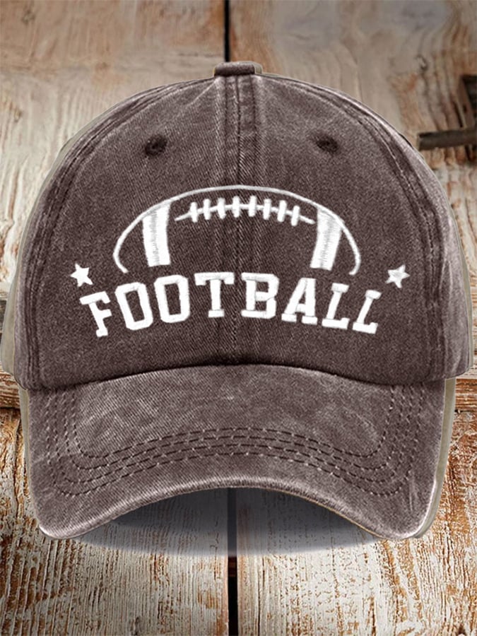 Unisex Football Embroidered Hat