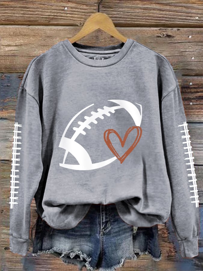 🔥Buy 2 Get 5% Off🔥Women's Football Lover Casual Sweatshirt