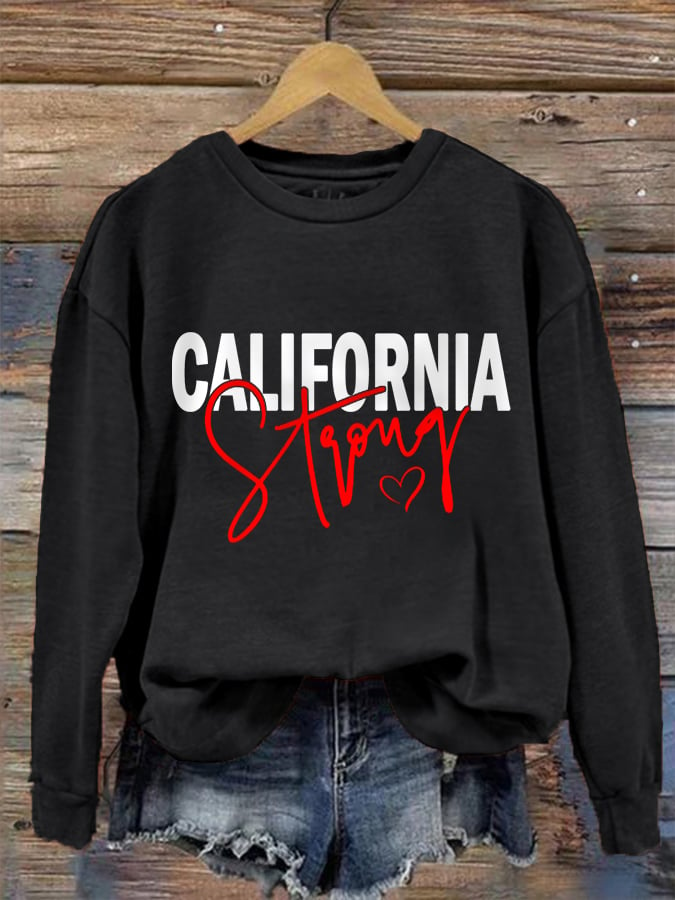 Women's California Strong Los Angeles Strong Wildfire 2025 Sweatshirt