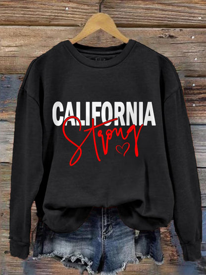 Women's California Strong Los Angeles Strong Wildfire 2025 Sweatshirt