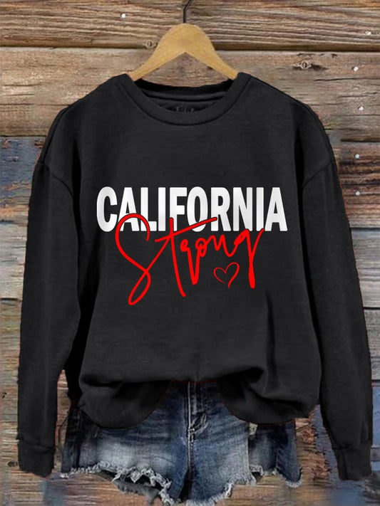 Women's California Strong Los Angeles Strong Wildfire 2025 Sweatshirt