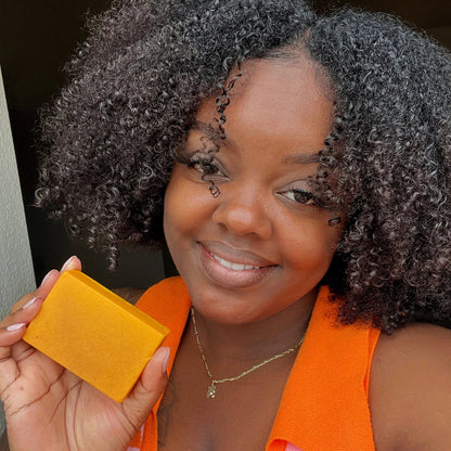 Turmeric Golden Glow Soap Bar-Handmade Cold Soap