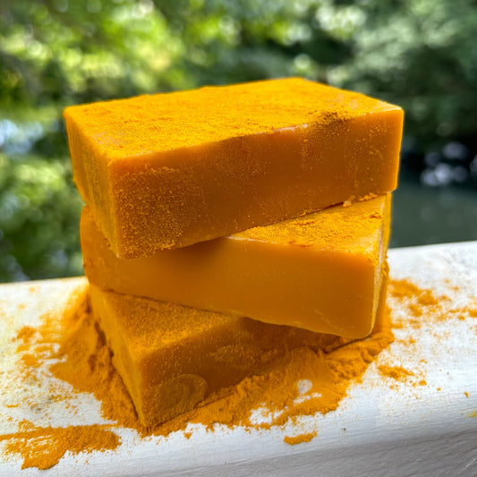 Turmeric Golden Glow Soap Bar-Handmade Cold Soap