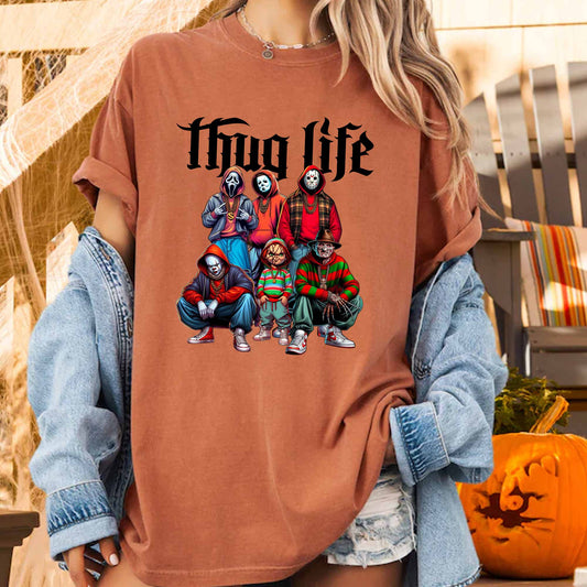 [Bella Canva] Thug Life Horror - Sweatshirt. Tshirt. Hoodie