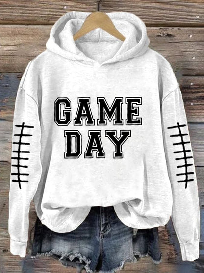 🔥Buy 2 Get 5% Off🔥Women's Game day Football Print Casual Hoodie