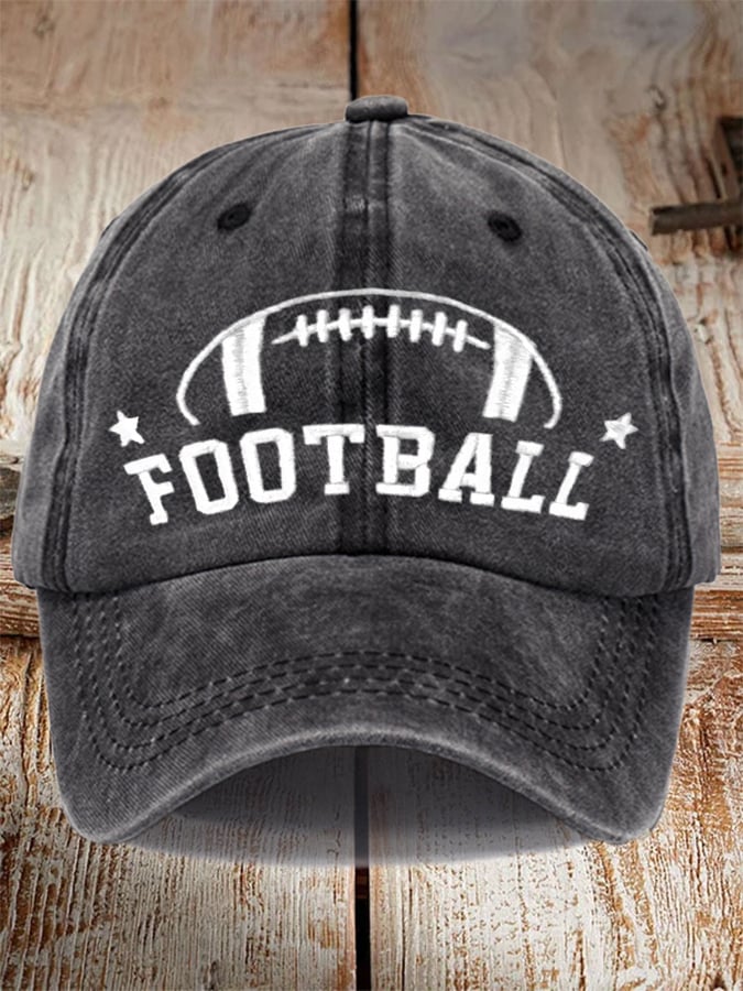 Unisex Football Embroidered Hat