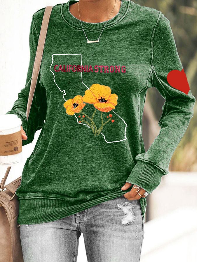 Women's California Strong Bear Sweatshirt