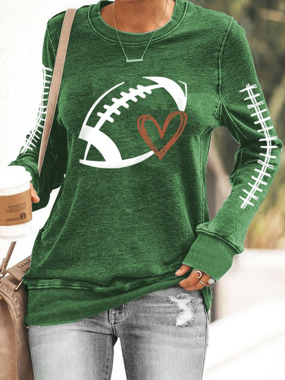 Women's Gameday Football Lover Casual Sweatshirt