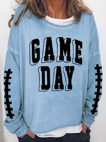 🔥Buy 2 Get 5% Off🔥Women's Football Print Sweatshirt