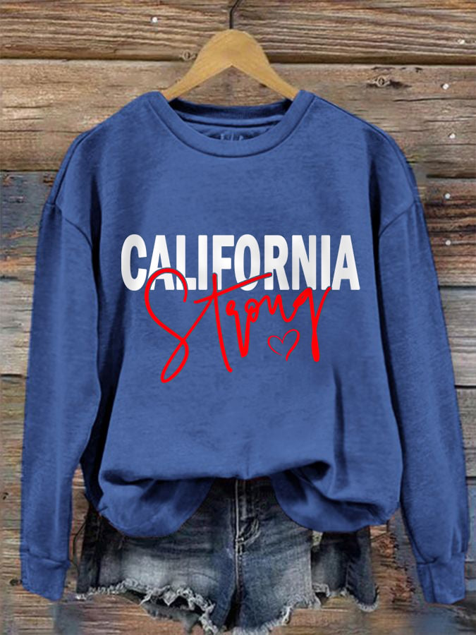 Women's California Strong Los Angeles Strong Wildfire 2025 Sweatshirt