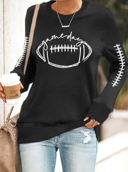 🔥Buy 2 Get 5% Off🔥Women's Gameday Football Lover Casual Sweatshirt