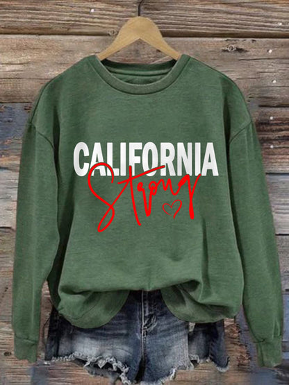 Women's California Strong Los Angeles Strong Wildfire 2025 Sweatshirt