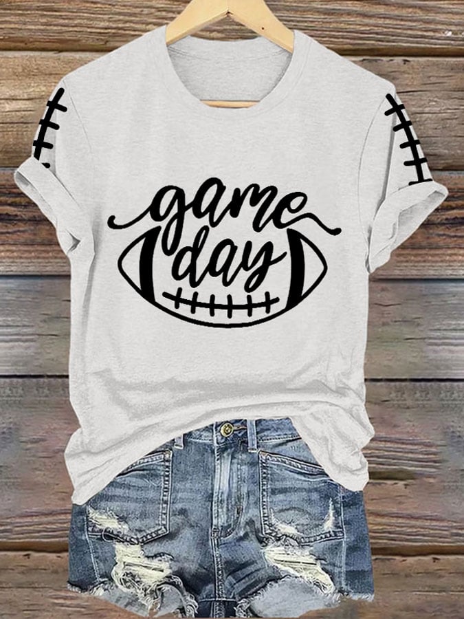 🔥Buy 2 Get 5% Off🔥Women's Football Print T-shirt