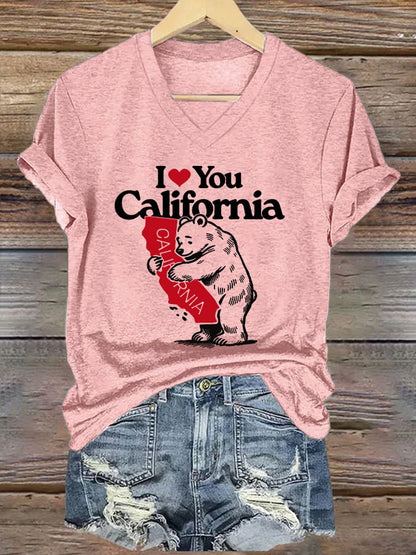 Women's I Love You California T-Shirt