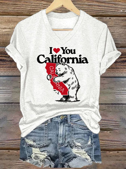 Women's I Love You California T-Shirt